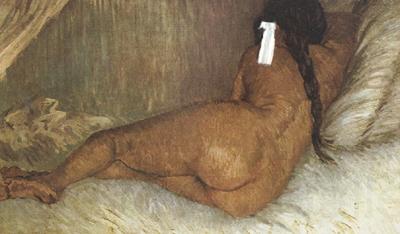 Vincent Van Gogh Nude Woman Reclining,Seen from the Back (nn04) Norge oil painting art